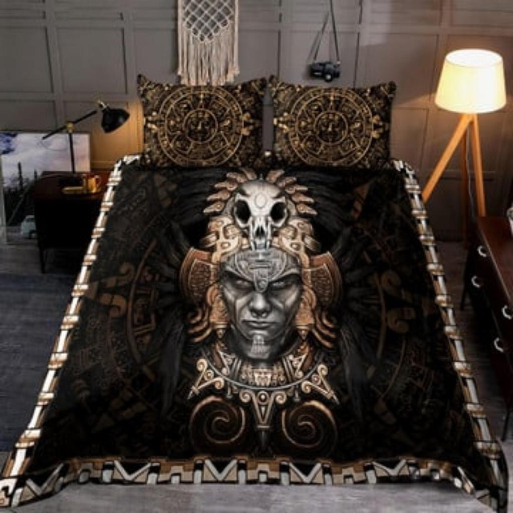 Tmarc Tee Viking Odin Raven Vegvisir Thunder Sängkläder Set Täcken Cover Set