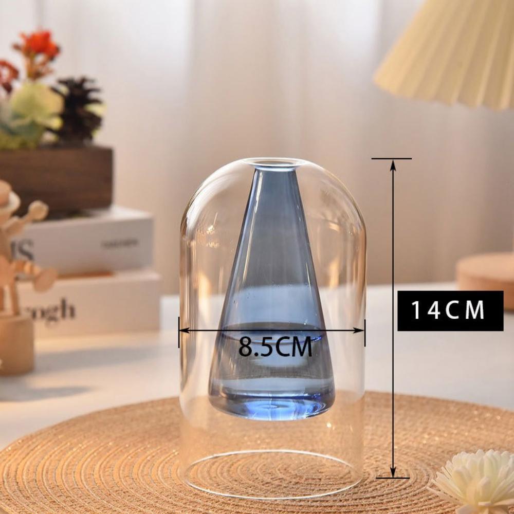 Transparent Coloful Glass Aromatherapy Diffuser Bottle Home Fragrance Essential Oil Container for Modern Home Decorations