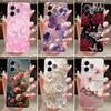 For Honor 600 Lite 5G Case LNA-NX1 Clear Luxury Fashion Butterfly Flowers Soft TPU Back Cover for Honor 500 Smart 600Lite Casing