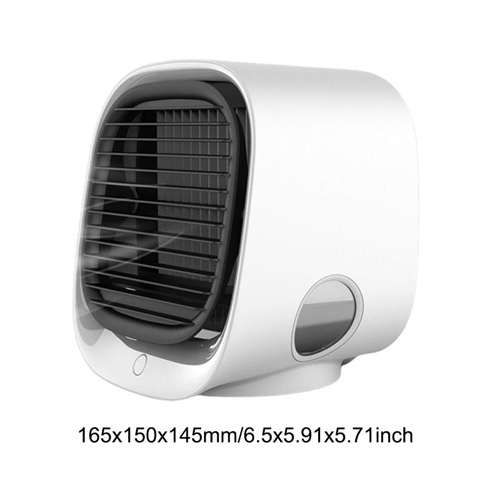 Portable Fan Household Office Mini Desktop Air Conditioning Humidifier USB Fan Water Air Cooler Fan 3 Speeds Desk Fan for Home