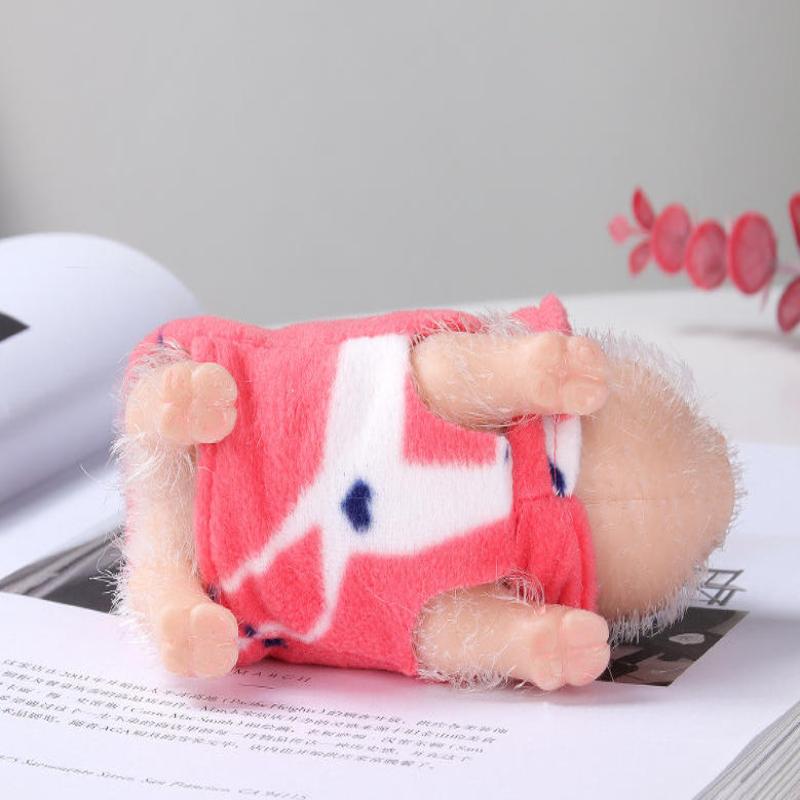 1 Set Lifelike Newborn Pig Doll 12.2Cm Silicone Piglet Soft Cute Mini Realistic Animals With Accessories Decompression Toy