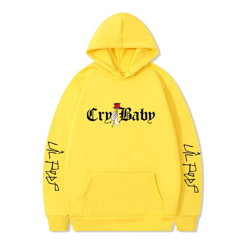 New product, American rap singer lil peep shirt men's and women's fleece hooded sweater