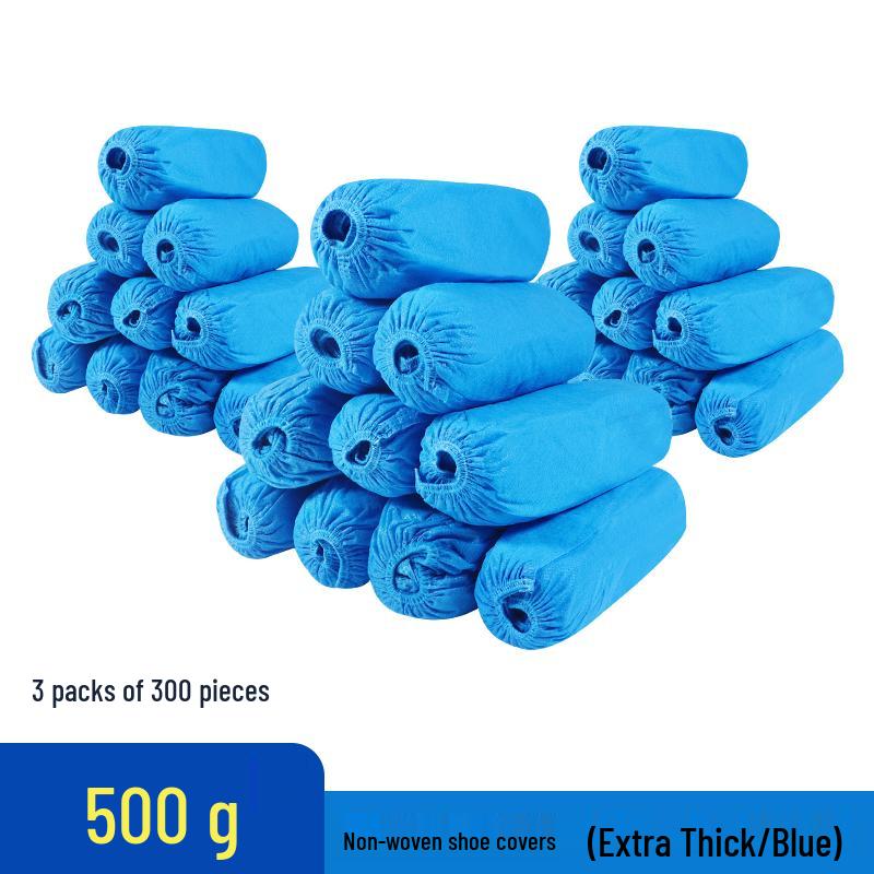 Thickened Non-Slip Disposable Shoe Covers for Indoor Use - Dustproof & Wear-Resistant