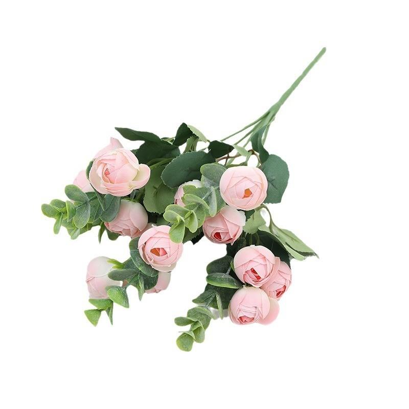 Simulation Bud Rose Flower Wedding Decoration Home Living Room Flower Decoration