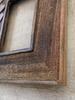 Cornice per Foto in Legno Intagliata a Mano con Cuori | Cornice per Foto Rustica Vintage
