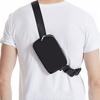 Unisex Sports Waist Bag for Yoga Storage, Workout Running Chest Bag, Stylish Crossbody Waist Pack