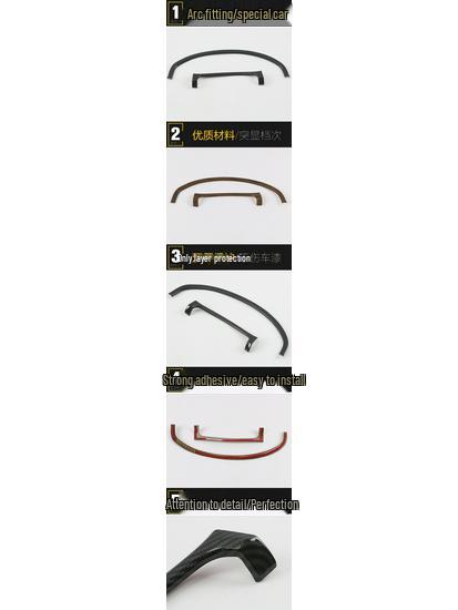 Compatible with 17 Teramont models: electroplated center console, dashboard trim, steering wheel, and bright strip modification.