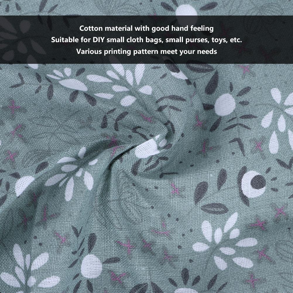 25x25cm 14Pcs Various Beautiful Printed Pattern Cotton Cloth Sewing Fabric DIY Material