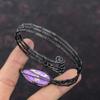 Phosphosiderite Bangle Copper Wire Wrapped Jewelry Handmade Gemstone Bangle Adjustable Bangle Copper Wire Wrapped Cuff Bracelet Gift For Mom