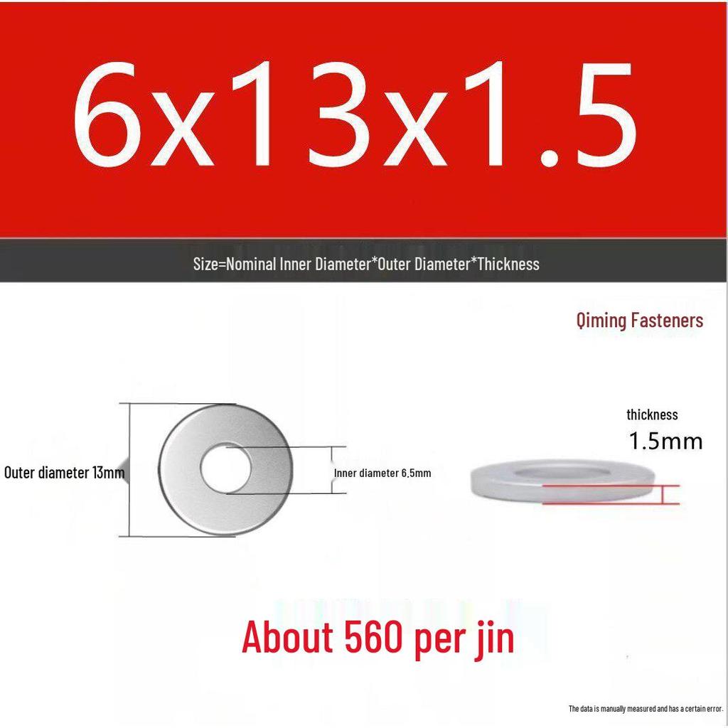 4.8 Grade Galvanized Iron Flat Washer, M3-M40 Oversized Metal Hole Gasket.