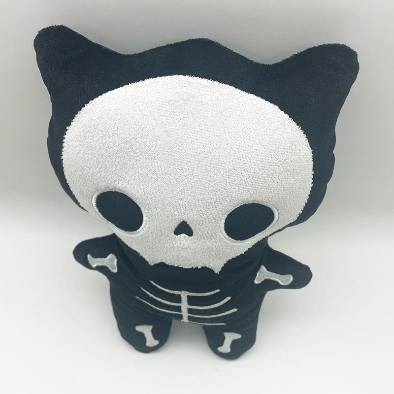 Halloween Plushies Mini Lavender Sleepy Bat Plush Toys Cute Cartoon Skeleton Cat Pillow Soft Ghost Models Halloween Kids Gifts
