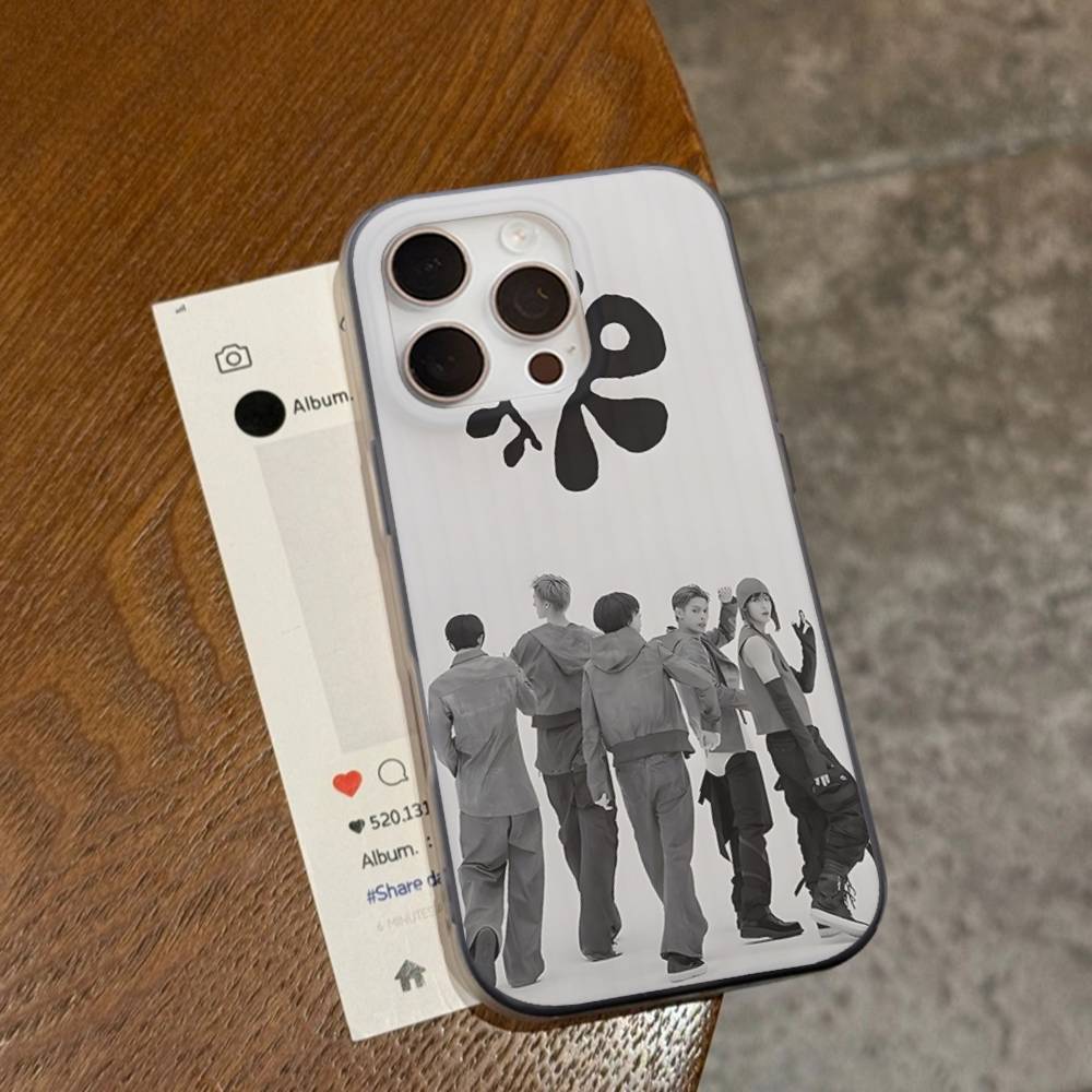 Музыкальный чехол для телефона Kpop C-CORTIS для iPhone 17 16 15 14 13 12 11 Гофрированный Матовый Мягкий Чехол Противоскользящий iPhone 12pro max