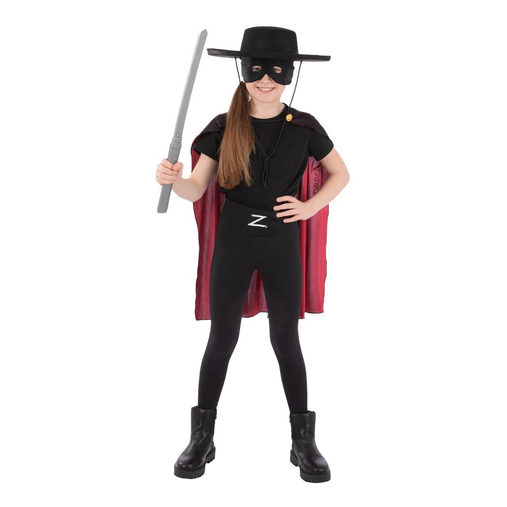 Zorro Childrens/Kids Costume Accessory Set