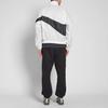 Nike Lab Heritage Stand Collar Zip Jacket With Large Swoosh Men Jackets White Black AA1569-100
