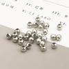 Iron Round Bead Spacer, Handmade Diy Clip Earrings Positioning Buckle, Jewelry Accessories Loose Bead Material