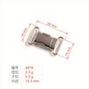 1pc Quick Side Release Buckles Metal Leather Bag Backpack Purse Strap Webbing Belt Clasp Lock DIY Repair Supplies