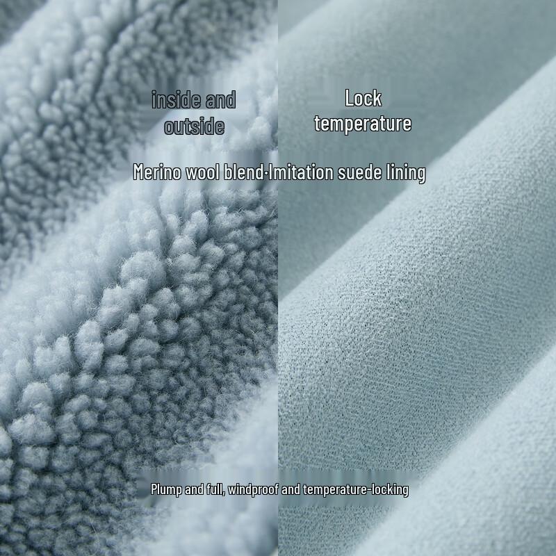 Sancai Women's Eco-Fur Hooded Loose Warm Coat