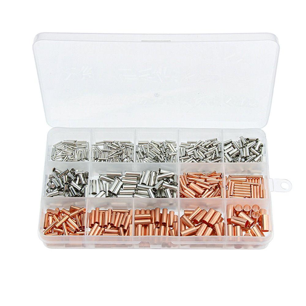 Buy Kit Pin Cord Pipe Wire End Terminal Non Insulated Tinned Copper ...