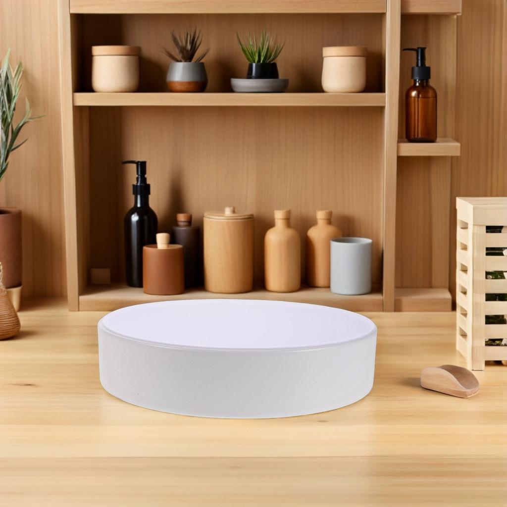 Ceiling Light Cover 9Inch Round Plastic Lamp Shade Flush Mount Replacement Fixture Kitchen Hallway Modern Minimalist Light