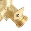 Outlet Garden Hose Connector with Washers Copper Tap Splitter