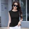 Women's Summer New Design Sense Small Show Thin Cotton Halter Vest Sleeveless Top