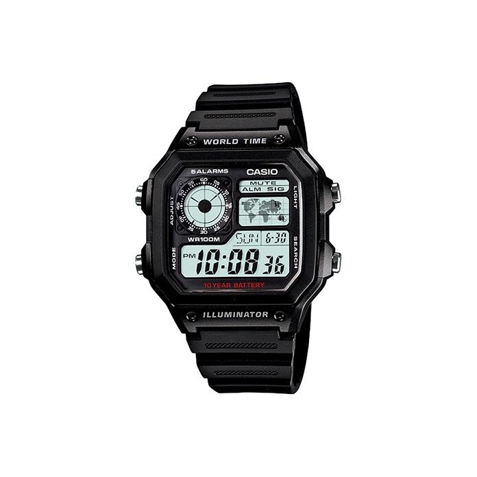CASIO G Shock AE 1200WH 1A AE-1200WH-1A Black Regular Watch Box