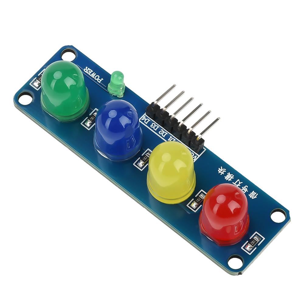 Light LED Display Module Onboard Red Yellow Green 5mm LED Great for Making Traffic Light System Model ST009