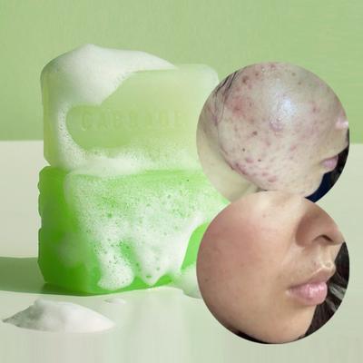 Cabbage Mildly Alkaline Cleansing Foam Natural Soap Large Capacity 140g, 2 Pieces