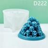 A Bunch of Skull Candles Silicone Mould 3D Pyramid Skull Crafts Resin Plaster Cement Soap Mold Halloween Decorating Gifts