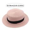 Spring Summer Flat Tops Cap Sunshade Sun Hat Ins Straw Hat  Men and Women