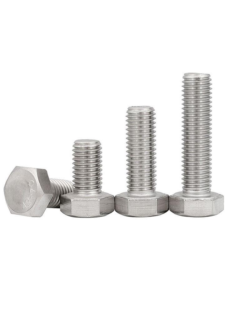 Threaded Stainless Steel Hex Head Bolts M3-M20
