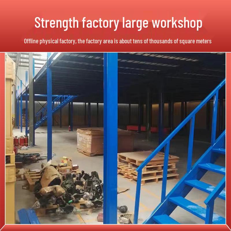 Steel Structure Medium & Heavy Duty Mezzanine Racking for Hardware Storage