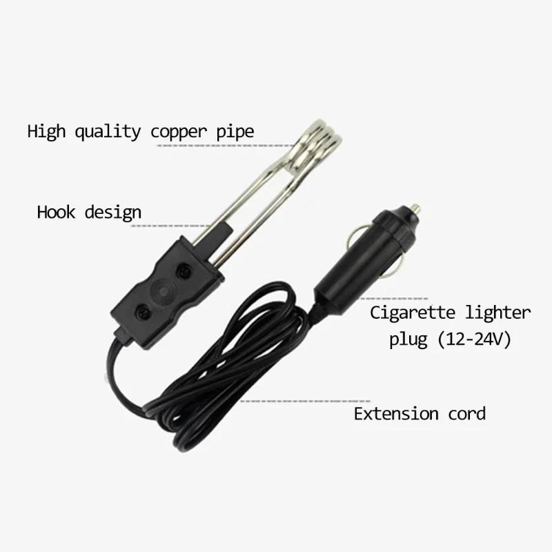 12V/4V mini elektrický ohřívač vody do auta přenosný průtokový ohřívač vody tyč pro ponoření do kávy cestování instantní ohřívače horké vody