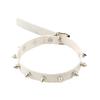 Collana Girocollo in Ecopelle per Donne Uomini Cool Punk Gotico Biker Collare Borchiato Collana Rock Gioielli Rave