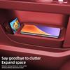 For TANK 400 2025 2026 Central Control Storage Box, Double Layer Waterproof Anti-Slip Car Organizer with Privacy Cover