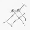 5Pcs Durable Convenient Perforated Panel Holder Retail Shop Peg Goods Shelf Storage Racks Display Hooks