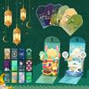 Ramadan Mubarak Envelope Eid Al-Fitr Invitation Card Ramadan Castle Moon Money Envelope Islamic Family Muslim Paty Favors Gifts