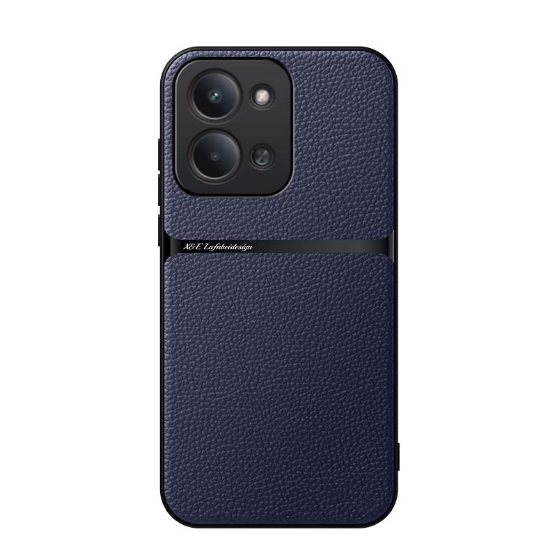 Für Redmi 15C 171mm 15 171mm 14C 4G 13C 4G Leder Litschi-Textur mit Ultra-dünner Slim Handyhülle