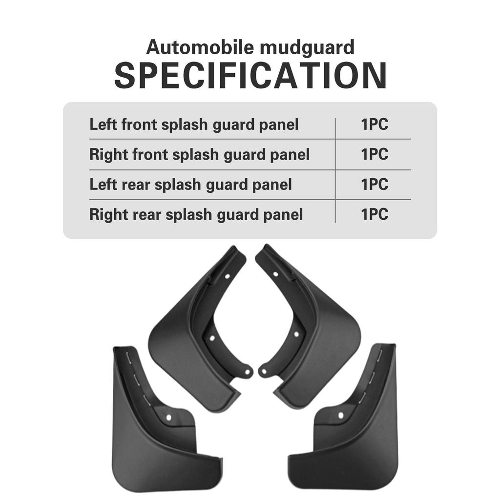 2025 Tesla Model 3 Mudguards: Cross-Border Tire Mud Flaps