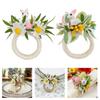 All Napkin Compatible Easters Themed Rings With Rabbit Eggs Decors Plastic For Quick Setups Table Setting