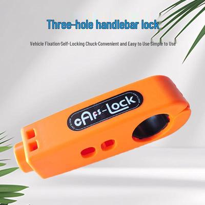 Tragbares Diebstahlschutz-Drosselklappenschloss für Elektrofahrräder und Motorräder: Sichere Lenker-Bremshebel-Sperre