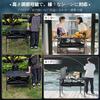 Weeday Folding Camping Adjustable Height 4kg 80kg Load for Camping and Includes Compact Storage Seats Aluminum Alloy Table, (55-85cm), Lightweight,