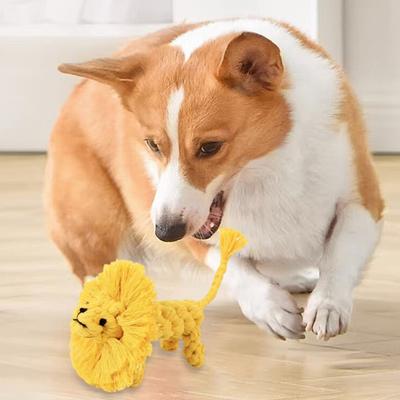Rope Dog Toy Animal Shape Rope Toy To Keep Dogs Busy Carrot Puppy Chew Toy Tug of War Toy for Small Medium Dogs Indoor Outdoor Play