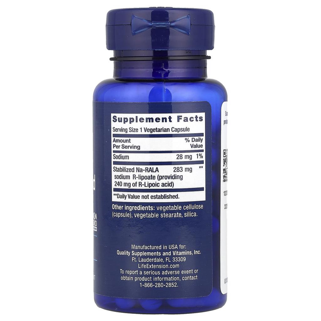Super R-Lipoic Acid, 240Mg, 60 Veggie Caps