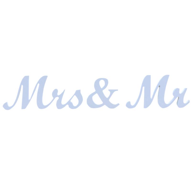 

Letters Mr Mrs Wedding Props Anniversary Party Decoration for Photography
