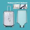 Travel Transparent Luggage Cover Waterproof And Dustproof Pvc Wear Resistant Fits 20-30 Inch Suitcases