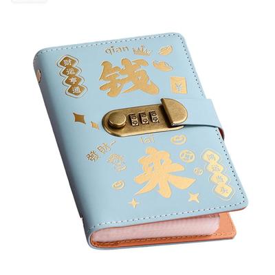 With Password Lock 200 Envelopes Money Saving Challenge Get Rich Save Money Money Collection Book Waterproof Large Capacity