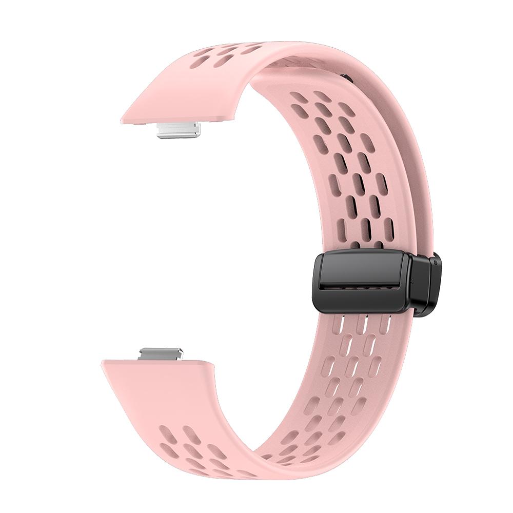 Silicone Strap For Huawei Watch Fit 3 Sport Hollow Breathable Band Magnetic Buckle Wristband For Huawei Fit 3 Fit3 Bracelet Belt