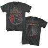Bill en Ted Meest Uitstekende Tour Zwart Heather Volwassen T-shirt
