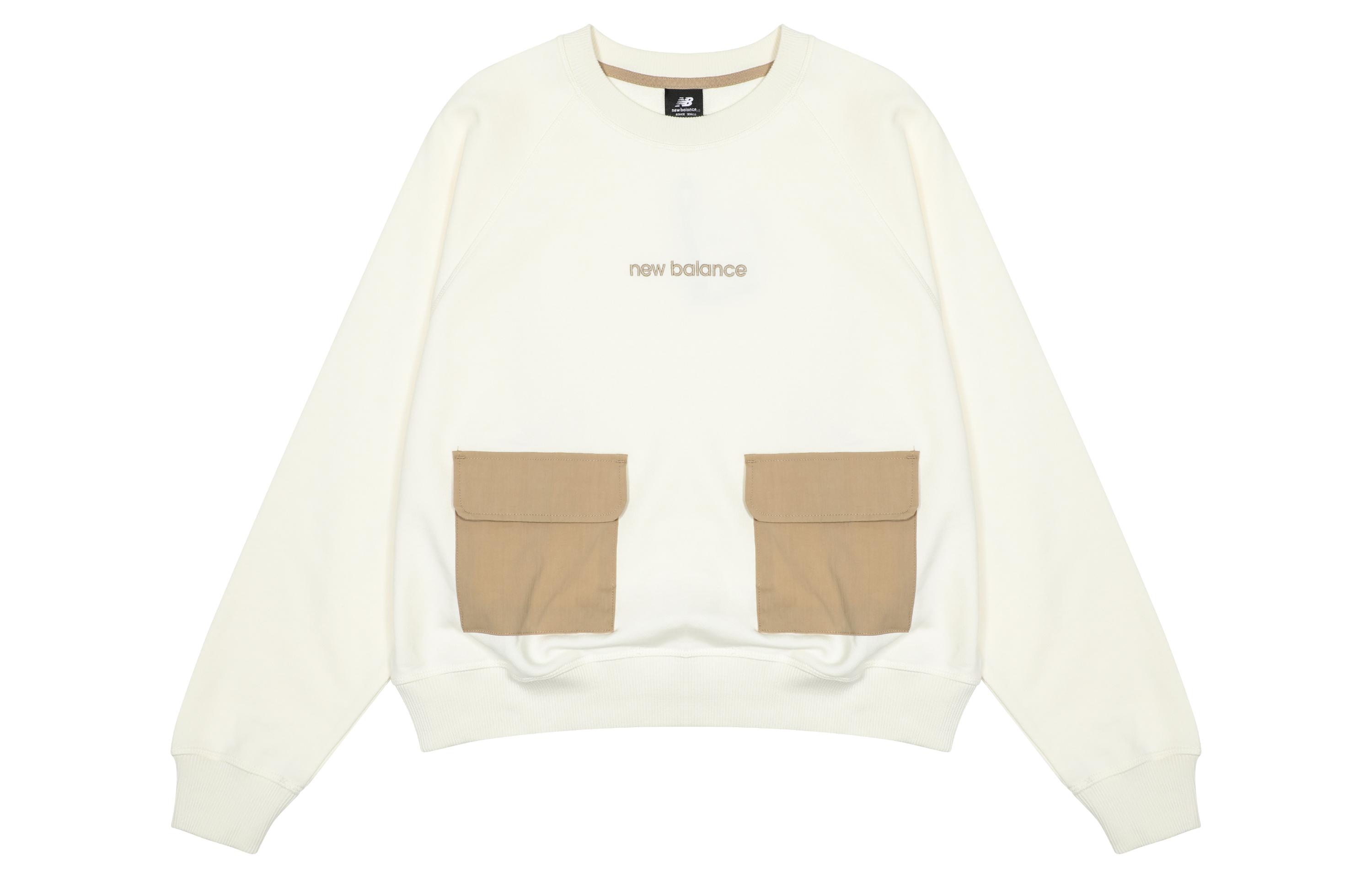 New Balance Sweatshirt Women s Ecru AWT23320-CIC S